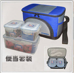 600D 2 изолированная слоями сумка консервации жары доставки еды сумки обеда Tote