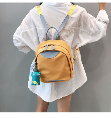 Женщины укладывают рюкзак пинк водоустойчивого нейлона сумки перемещения случайный для девушек подростка