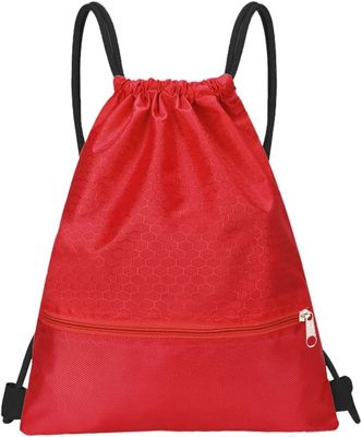 Рюкзак сумки Drawstring спортзала водоустойчивый с сумкой заплыва кармана застежка-молнии для женщин людей