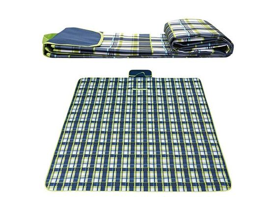 Качество  Polyester Waterproof Picnic Mat Backing For Beach Polyetser Peva Material фабрика