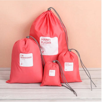 карман противопыльного кожуха сумок drawstring полиэстера ткани выдвиженческой красоты eco дружелюбной водоустойчивый изготовленный на заказ для подарка ткани