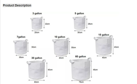 Фабрика производит оптовую аграрную красоту засаживая сумку охрана окружающей среды сумки культивирования ухудшает