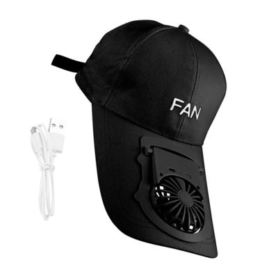 Шляпы бейсбола спорт лета шляпы вентилятора USB оптовой цены портативные поручая Unisex регулируемые УЛЬТРАФИОЛЕТОВЫЕ защищают вентилятор забрал мини более крутой