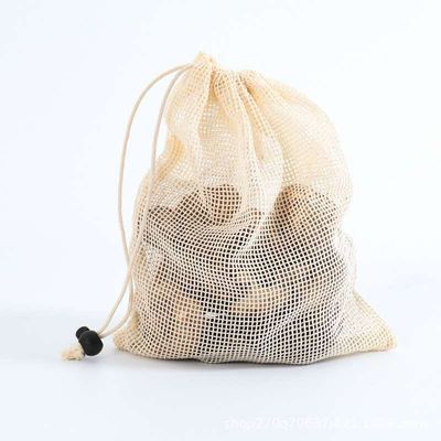 Органический рюкзак строки сетки бакалеи овоща рюкзака сумки Drawstring хлопка