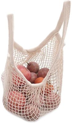 Портативная машинка организатора Tote рынка сетки чистой хозяйственной сумки строки хлопка многоразовая для игрушек пляжа хранения бакалеи приносит плоды овощ