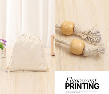 Подгоняйте холст сумки Drawstring белья сумки пыли хлопка небольшой для настоящего момента подарка ботинок