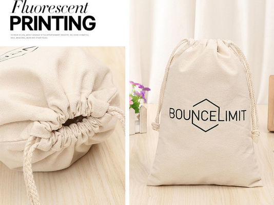 Подгоняйте холст сумки Drawstring белья сумки пыли хлопка небольшой для настоящего момента подарка ботинок