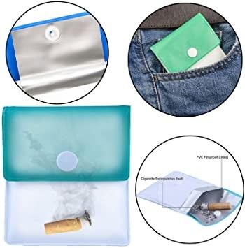 Компакт мешка золы сигареты PVC Ashtray кармана ЕВА OEM портативный придает огнестойкость непахучему