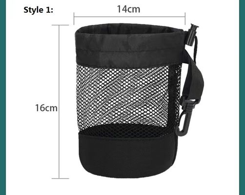 Мешок сети кармана сетки сумки Drawstring спорт полиэстера для теннисного мяча гольфа хранения