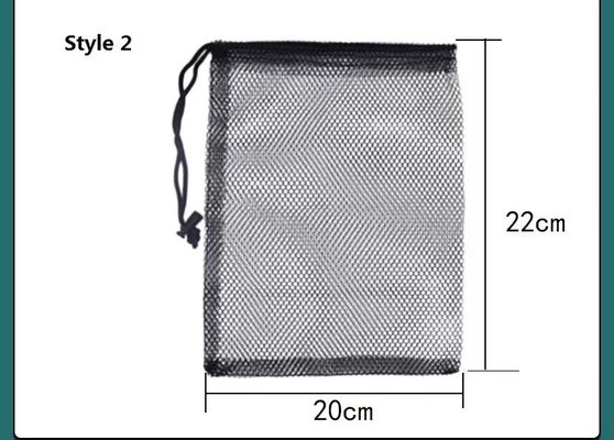 Мешок сети кармана сетки сумки Drawstring спорт полиэстера для теннисного мяча гольфа хранения