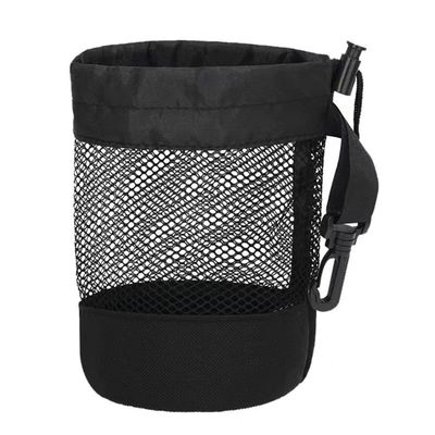 Мешок сети кармана сетки сумки Drawstring спорт полиэстера для теннисного мяча гольфа хранения