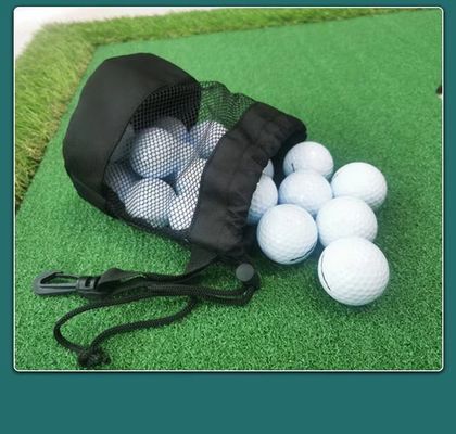 Мешок сети кармана сетки сумки Drawstring спорт полиэстера для теннисного мяча гольфа хранения