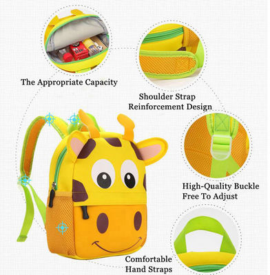 Мультфильм 3D детского сада укладывает рюкзак водоустойчивое перемещение сумки школы детей на открытом воздухе