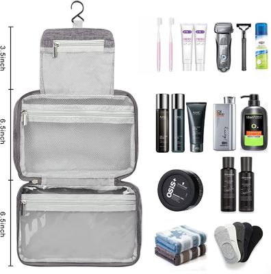 Сумки перемещения молнии большой емкости cosmeticbags дам сумка гигиенической косметикаи портативной двухслойной косметической мужская с рассекателями