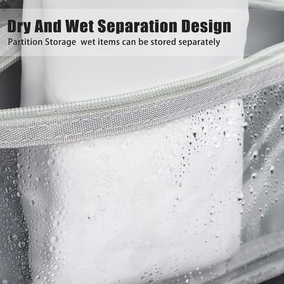Сумки перемещения молнии большой емкости cosmeticbags дам сумка гигиенической косметикаи портативной двухслойной косметической мужская с рассекателями