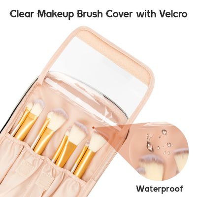 Перемещения молнии cosmeticbags дам сумка портативного водоустойчивого двухслойного косметическая с ручкой