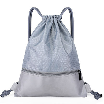 Изготовленная на заказ многоразовая тропическая сумка школы полиэстера Drawstring сумки строки тяги для на открытом воздухе