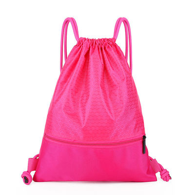 Изготовленная на заказ многоразовая тропическая сумка школы полиэстера Drawstring сумки строки тяги для на открытом воздухе