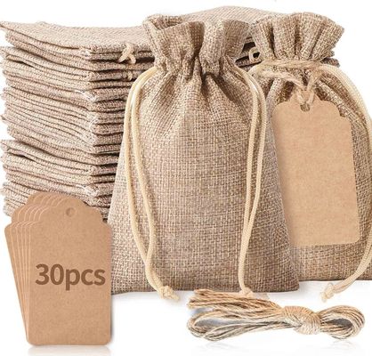 3&quot; x 4&quot; сумки с Drawstring, мешки белья свадьбы гессенские кладут в мешки, сумки мешковины мешков ювелирных изделий