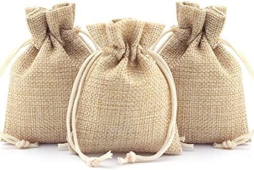 Сумки с Drawstring, ханжи подарка сумок конфеты сумок мешковины белья кладут в мешки для свадебного банкета рождества