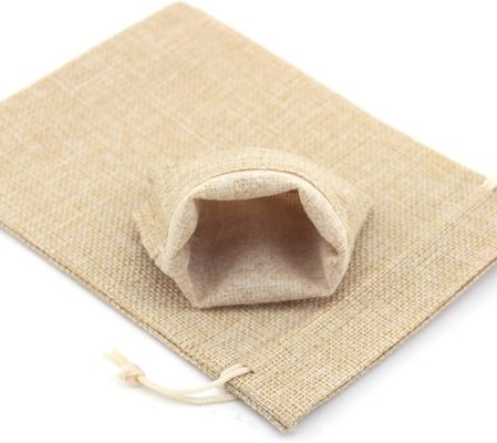 Сумки с Drawstring, ханжи подарка сумок конфеты сумок мешковины белья кладут в мешки для свадебного банкета рождества