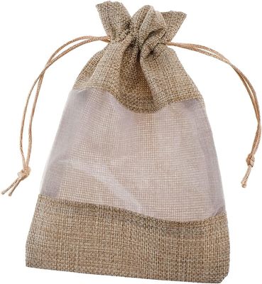 Мешковина сумки Organza сумки мешковины отвесная кладет сумки в мешки подарка с Drawstring, для благосклонностей свадебного банкета косметические образцы цепляют мешок