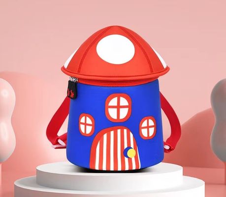 гриб   дети сумки SBR образования неопрена формы 3D укладывают рюкзак мягкий рюкзак девушки света сумки детского сада