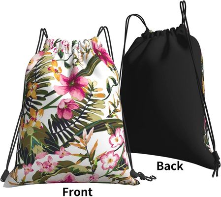 Сумки Drawstring для девушек женщин шнуруют нейлон сумки йоги рюкзака водостойкий облегченный