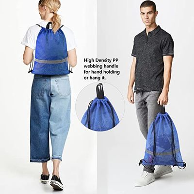 Легковес рюкзака сумки Drawstring сетки BeeGreen пляжа сверхмощный для спорта