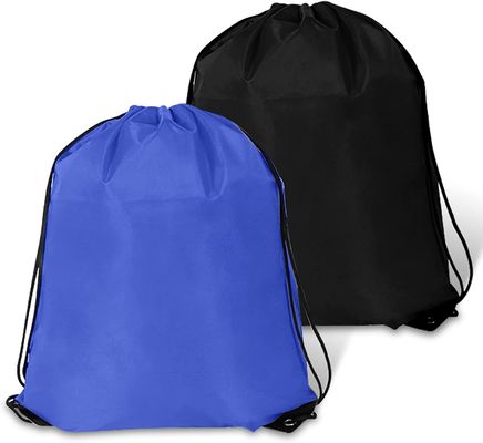 Мягкая противоударная сумка Drawstring укладывает рюкзак черный Tote Sackpack Cinch большей части спортзала