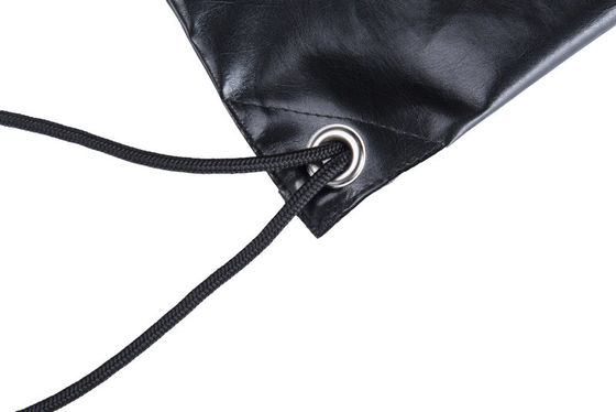 Сумка строки хранения изготовленного на заказ шлемофона сумок Drawstring PU кожаного водоустойчивая