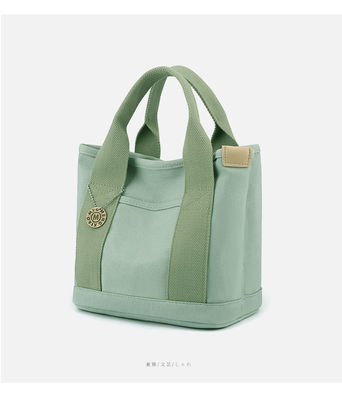 Многоразовая сумка Tote покупок подкладки хлопка с внутренними карманами для девушек женщин