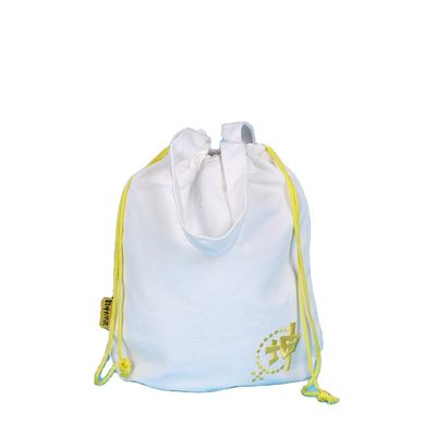 Многоразовые хлопковые сумки Tote с термопечатью и контрастной застежкой-молнией