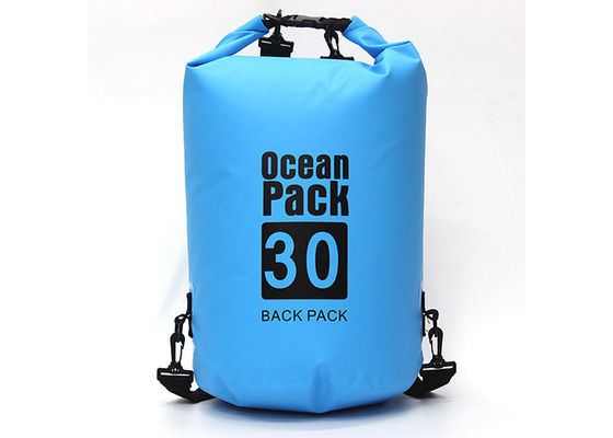 На открытом воздухе шелковая ширма сухой сумки PVC водоустойчивая напечатала сухие сумки 30L
