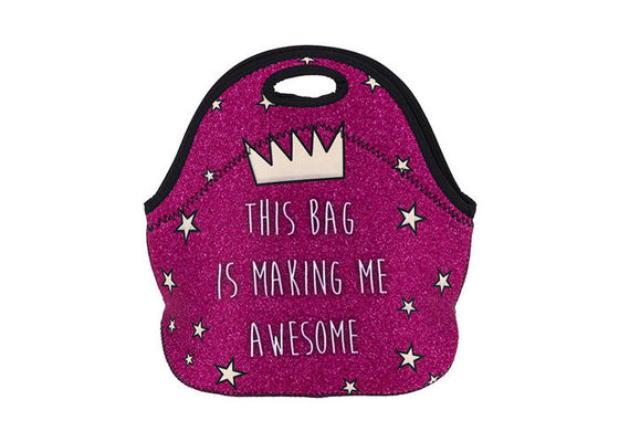 Большие изолированные более крутые сумки тоте, милый обед кладут в мешки для взрослых